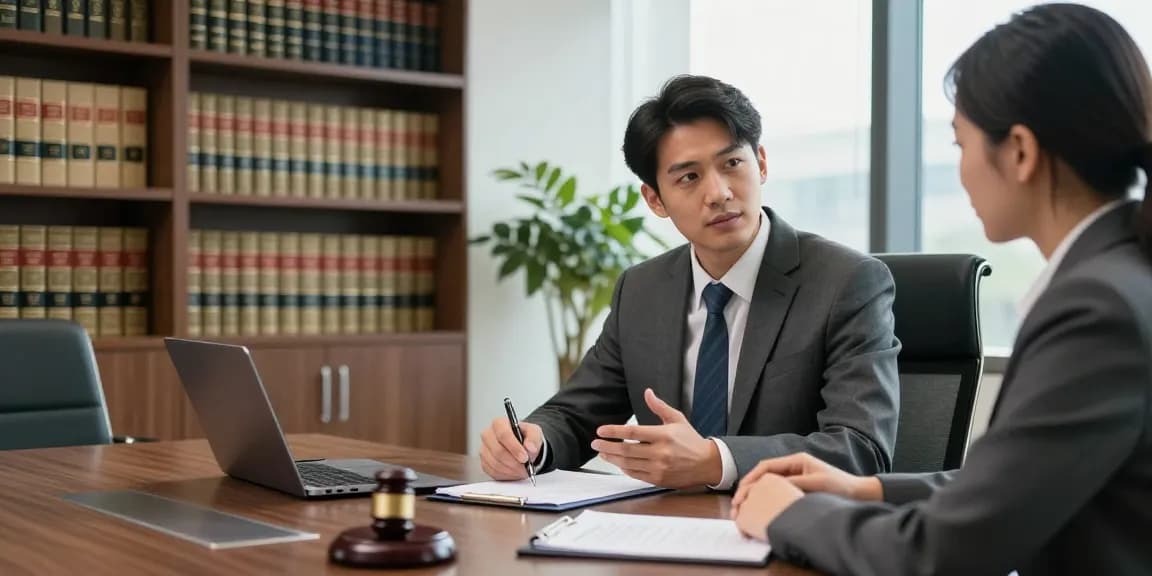 J.K. Chaudhary discussing case details with a client, more about the author of expert legal services.