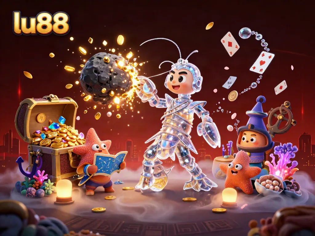 Experience thrilling wins at lu88 with vibrant underwater treasures and engaging 3D characters.