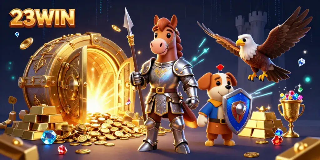 Experience the thrill of winning at 23WIN with dynamic gaming elements and engaging characters.