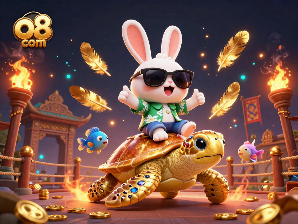 Experience dynamic gaming and winning at o8 com with a lucky rabbit and golden sea turtle!