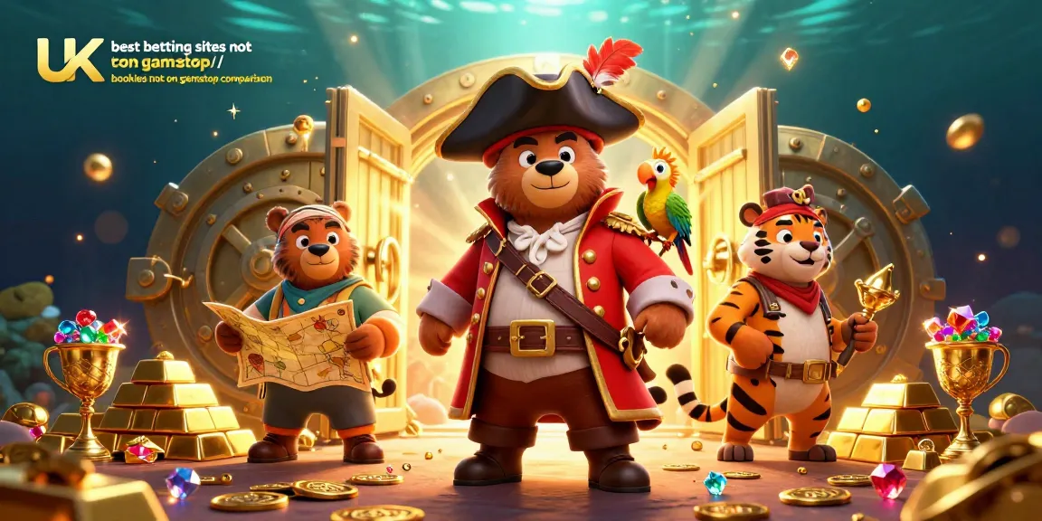 Experience the thrill with UK best betting sites not on gamstop / bookies not on gamstop comparison in this vibrant 3D scene.