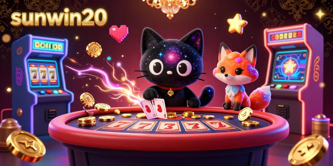 Engage with sunwin20's cosmic casino adventures, featuring playful characters and vibrant game elements.