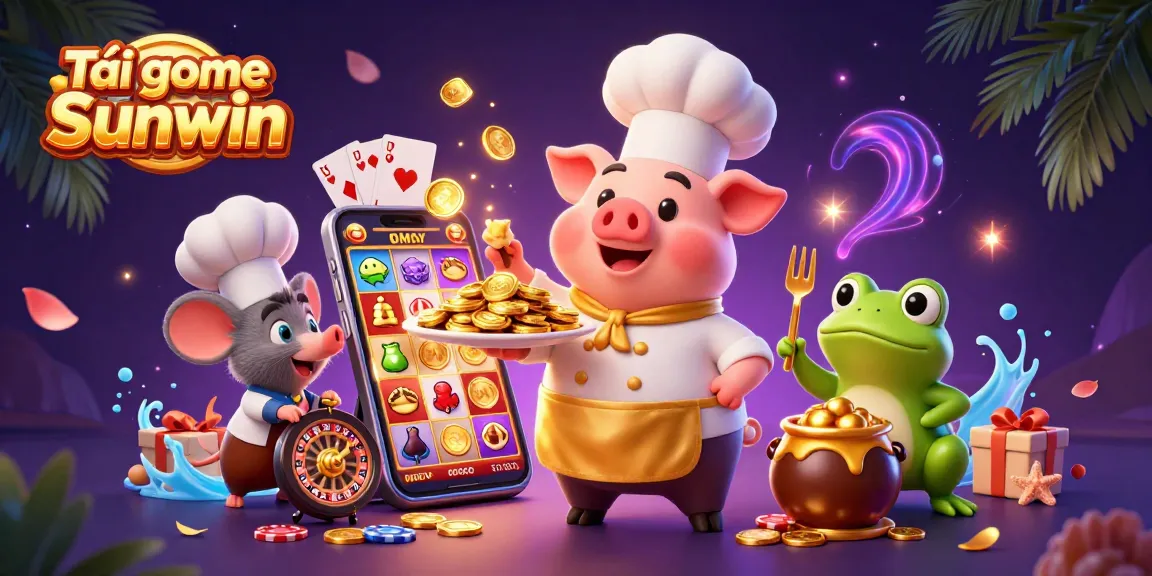 Tải game Sunwin to enjoy thrilling slot experiences with festive graphics and interactive characters.
