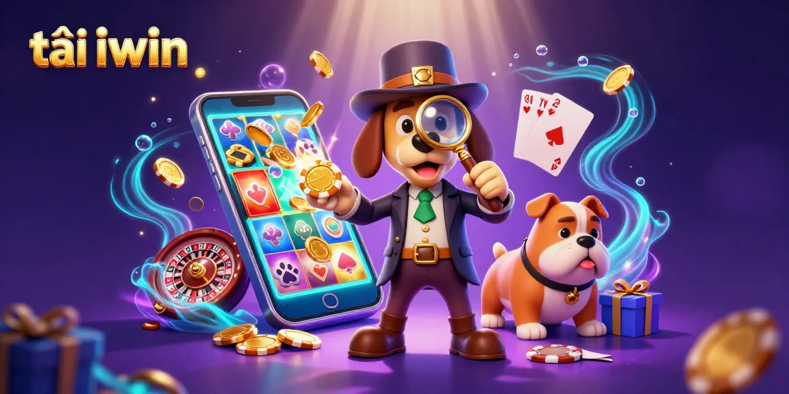 Engage with the thrilling experience of tải iwin, as a detective and his companion uncover hidden treasures in a vibrant casino world.