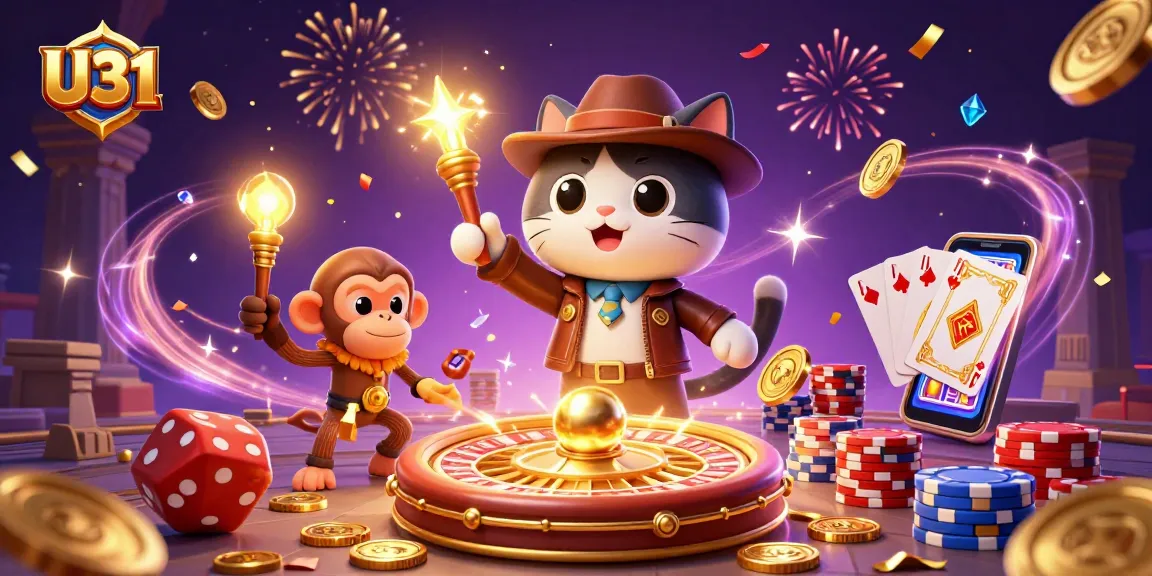U31 players enjoying dynamic casino features, uncovering treasures with excitement and flair.